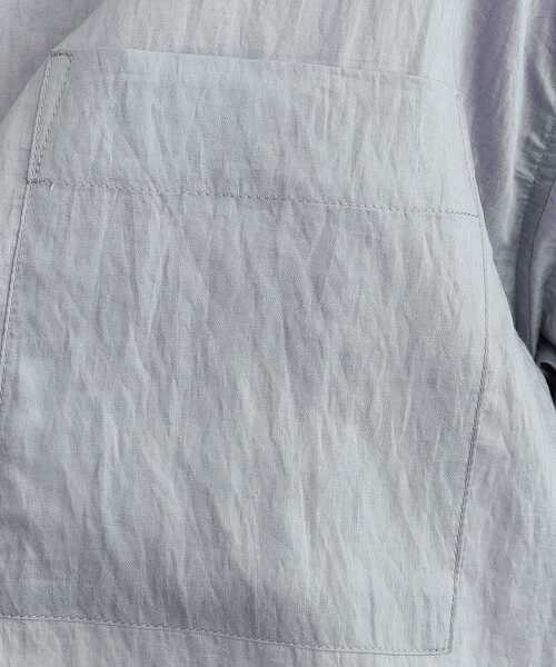 grove(グローブ)の「◆【接触冷感/マシンウォッシャブル】シアーオーバーシャツ(シャツ/ブラウス・レディース・オレンジ系/オフホワイト/ライトブルー/ブラウン系その他/ブラック・03/02/01/04/05)」の21枚目の写真