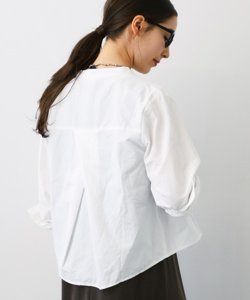 saloon（サルーン）の「SALOON(サルーン)/ バックタックショートシャツ