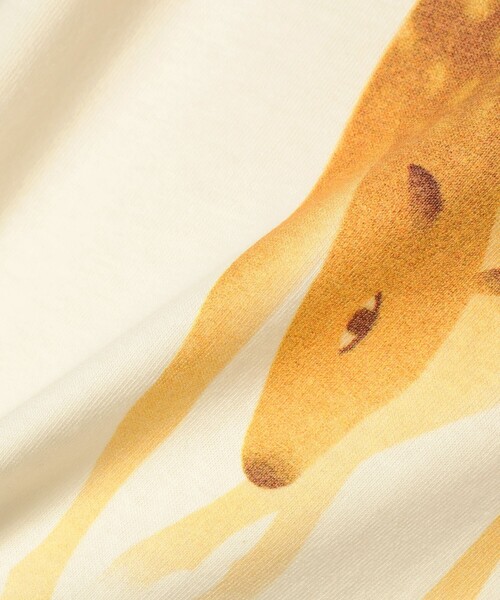 TOKYO CULTUART by BEAMS(トウキョウカルチャートバイビームス)の「【UNISEX】矢野恵司 / 鹿 Tee shirt(Tシャツ/カットソー・メンズ・イエロー系その他・M/L/XL/S)」の7枚目の写真