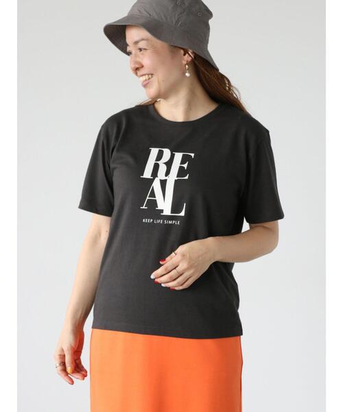 Lugnoncure（ルノンキュール）の「TCロゴプリントTシャツ（Tシャツ/カットソー・レディース・オフホワイト/チャコールグレー/ピンク・F）」の19枚目の写真