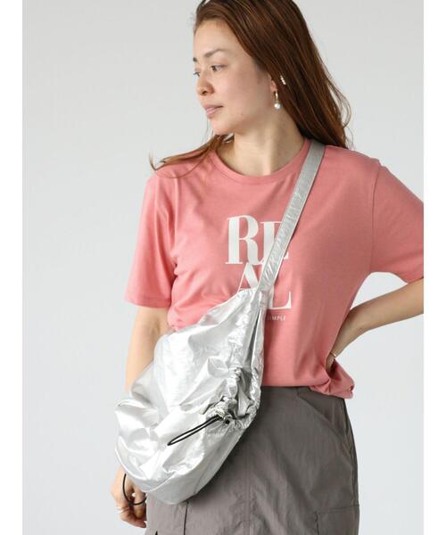 Lugnoncure（ルノンキュール）の「TCロゴプリントTシャツ（Tシャツ/カットソー・レディース・オフホワイト/チャコールグレー/ピンク・F）」の16枚目の写真