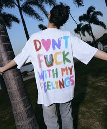 オーバーサイズ レインボーロゴバックプリントTシャツ
