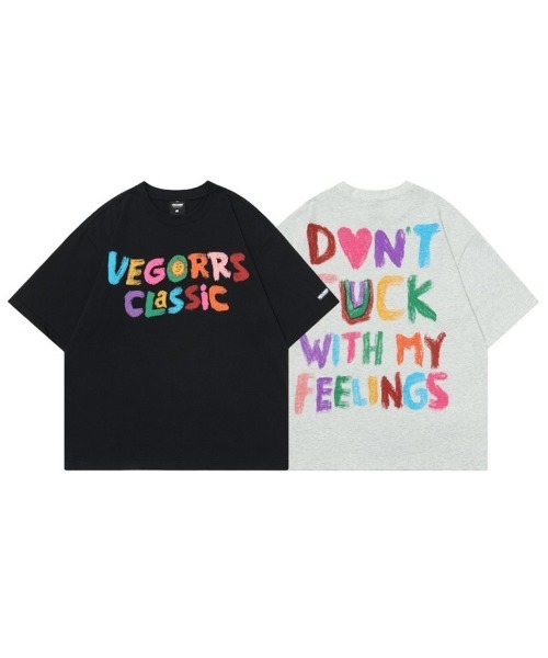 Ressaca(レサーカ)の「オーバーサイズ レインボーロゴバックプリントTシャツ(Tシャツ/カットソー・メンズ・オートミール/ブラック・M/L/XL)」の14枚目の写真