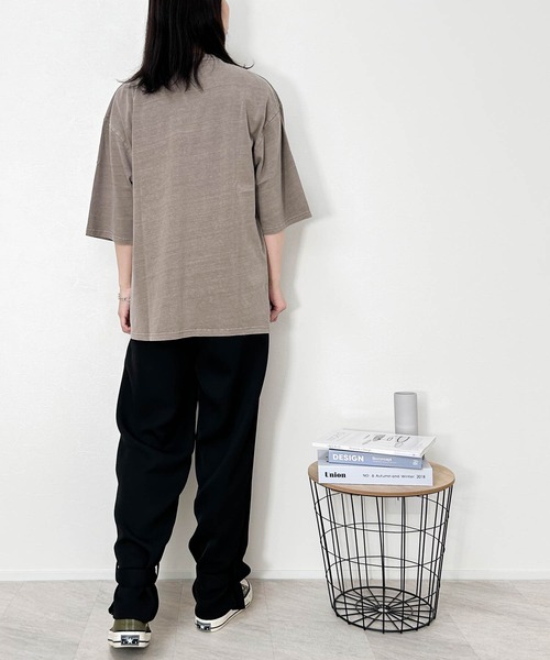 Ritzy（リッツィー）の「16/COTTON 天竺プリントTシャツ レディース メンズ（Tシャツ/カットソー・メンズ・モカ/ブラック/ブラック系その他2/ブラック系その他3/ブラウン系その他3/ブラウン系その他2/ブラック系その他/ブラウン系その他・LARGE/X-LARGE/MEDIUM）」の11枚目の写真