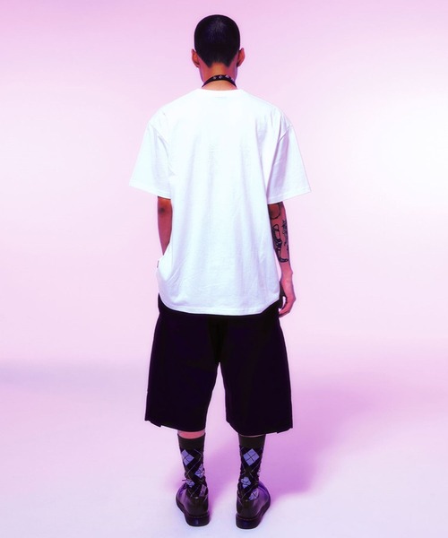 NICE GHOST CLUB(ナイスゴーストクラブ)の「【UNISEX】niceghostclub/MOVINGロゴT 2124388(Tシャツ/カットソー・レディース・ブラック/ホワイト・SMALL/MEDIUM/LARGE)」の7枚目の写真