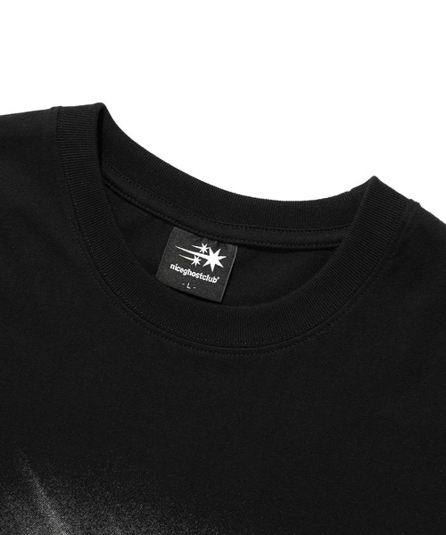 NICE GHOST CLUB(ナイスゴーストクラブ)の「【UNISEX】niceghostclub/MOVINGロゴT 2124388(Tシャツ/カットソー・レディース・ブラック/ホワイト・SMALL/MEDIUM/LARGE)」の12枚目の写真