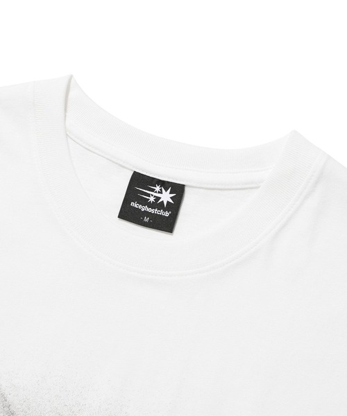 NICE GHOST CLUB(ナイスゴーストクラブ)の「【UNISEX】niceghostclub/MOVINGロゴT 2124388(Tシャツ/カットソー・レディース・ブラック/ホワイト・SMALL/MEDIUM/LARGE)」の17枚目の写真
