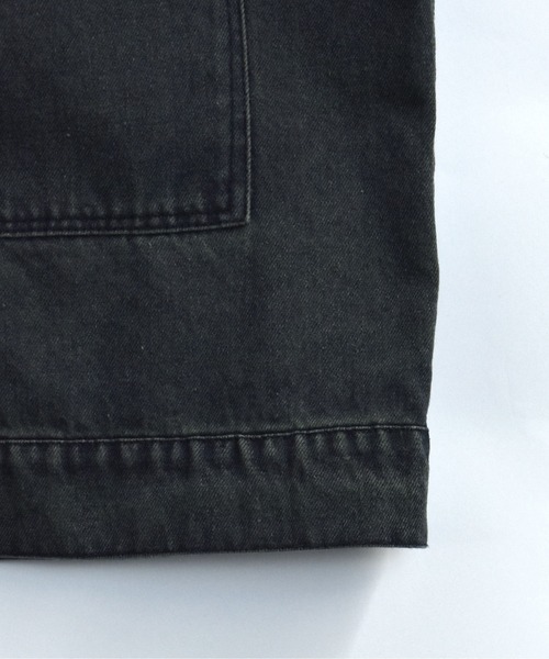 Starting Over(スターティングオーバー)の「denim fringe overdye vest/デニム フリンジ オーバーダイ ベスト(ベスト・メンズ・ブルー/ブラック・XL/L/M)」の7枚目の写真