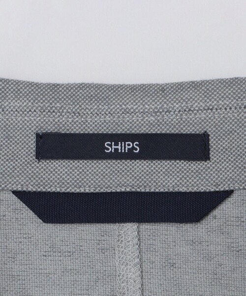 SHIPS(シップス)の「【WEB限定】SHIPS:〈手洗い可能〉TEXBRID(R) バーズアイ ジャージー 2ボタン ジャケット(テーラードジャケット・メンズ・グレー/ネイビー・SMALL/MEDIUM/LARGE/X-LARGE)」の10枚目の写真