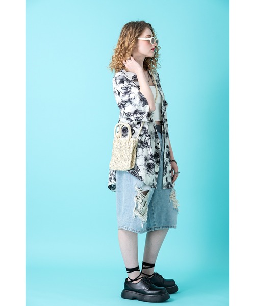 an meets zakka（アンミツザッカ）の「an meets zakka 麦わらバッグ（かごバッグ・レディース・アイボリー/ラベンダー/ピンク/ベージュ・ONE SIZE）」の20枚目の写真