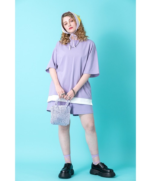 an meets zakka（アンミツザッカ）の「an meets zakka 麦わらバッグ（かごバッグ・レディース・アイボリー/ラベンダー/ピンク/ベージュ・ONE SIZE）」の17枚目の写真