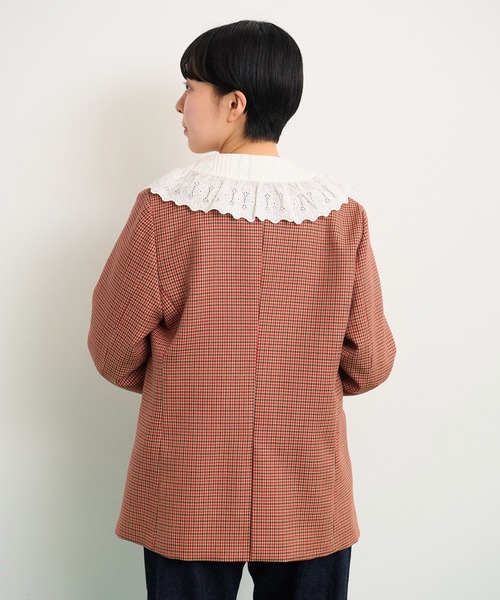 CHILD WOMAN（チャイルドウーマン）の「2/30グミ加工 レトロ千鳥柄