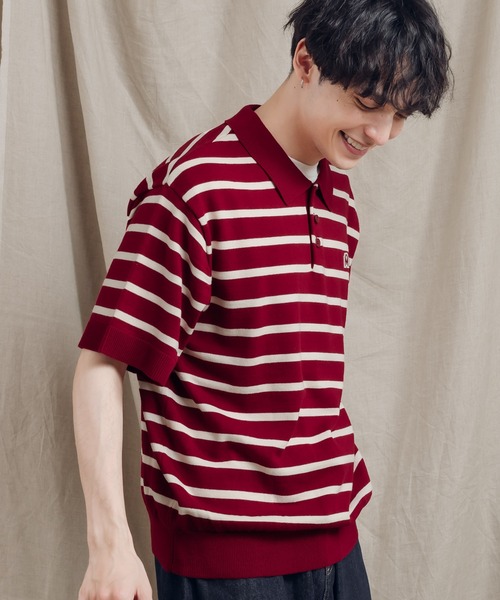 MUHET（ミュエータ）の「アソートニットポロシャツ（ポロシャツ・レディース・ブラック/ベージュ/ネイビー/カーキ/ボルドー・X-LARGE/MEDIUM）」の19枚目の写真