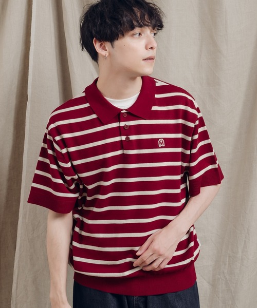 MUHET（ミュエータ）の「アソートニットポロシャツ（ポロシャツ・レディース・ブラック/ベージュ/ネイビー/カーキ/ボルドー・X-LARGE/MEDIUM）」の18枚目の写真