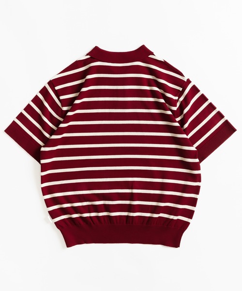 MUHET（ミュエータ）の「アソートニットポロシャツ（ポロシャツ・レディース・ブラック/ベージュ/ネイビー/カーキ/ボルドー・X-LARGE/MEDIUM）」の10枚目の写真