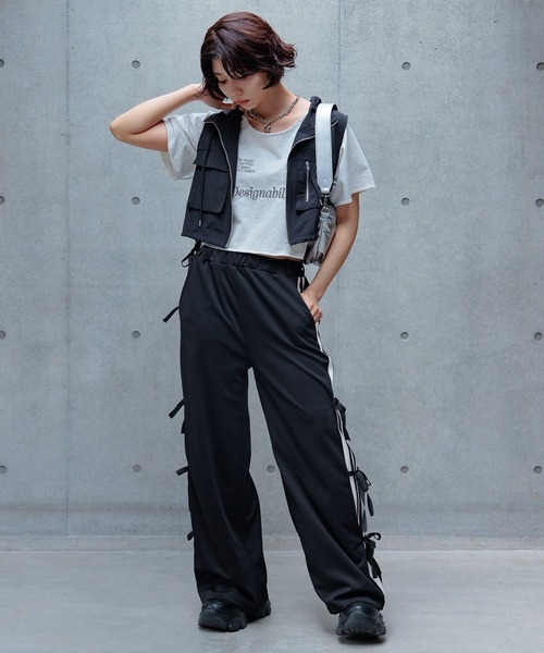 PAGEBOY(ページボーイ)の「ヴィンテージシシュウゲームミニウラケ(Tシャツ/カットソー・レディース・チャコールグレー/グリーン/オートミール・FREE)」の11枚目の写真