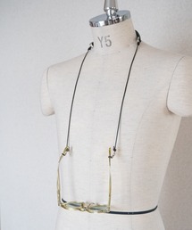 SENTI(ZeB)LEATHER BRAID GLASSES HOLDER(̑)