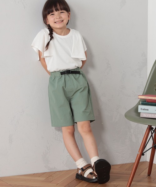 FOUND GOOD（ファウンドグッド）の「K/ソデスクエアNS（Tシャツ/カットソー・キッズ・ブラック/ホワイト系5/オレンジ系5・150cm/140cm/130cm/120cm/110cm）」の2枚目の写真