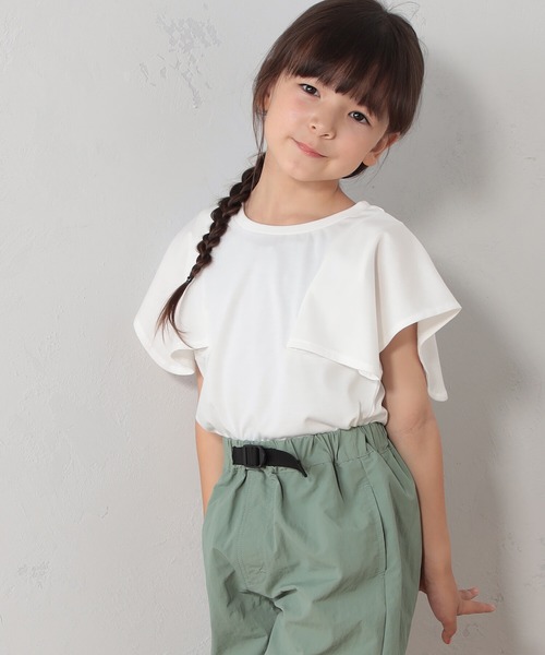 FOUND GOOD（ファウンドグッド）の「K/ソデスクエアNS（Tシャツ/カットソー・キッズ・ブラック/ホワイト系5/オレンジ系5・150cm/140cm/130cm/120cm/110cm）」の4枚目の写真