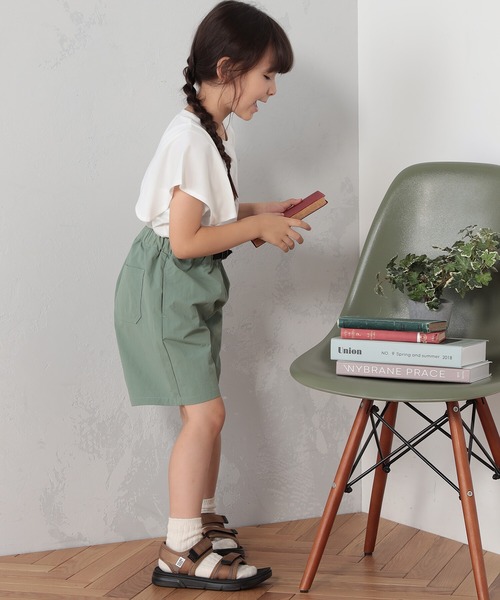 FOUND GOOD（ファウンドグッド）の「K/ソデスクエアNS（Tシャツ/カットソー・キッズ・ブラック/ホワイト系5/オレンジ系5・150cm/140cm/130cm/120cm/110cm）」の7枚目の写真