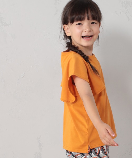 FOUND GOOD（ファウンドグッド）の「K/ソデスクエアNS（Tシャツ/カットソー・キッズ・ブラック/ホワイト系5/オレンジ系5・150cm/140cm/130cm/120cm/110cm）」の13枚目の写真