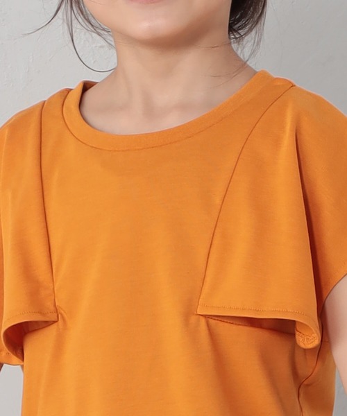 FOUND GOOD（ファウンドグッド）の「K/ソデスクエアNS（Tシャツ/カットソー・キッズ・ブラック/ホワイト系5/オレンジ系5・150cm/140cm/130cm/120cm/110cm）」の14枚目の写真