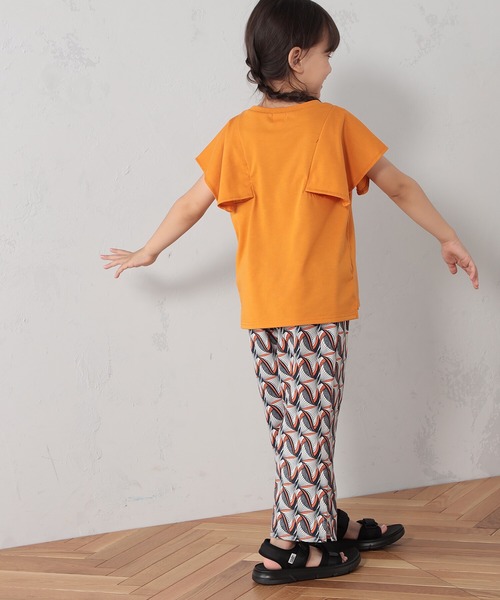 FOUND GOOD（ファウンドグッド）の「K/ソデスクエアNS（Tシャツ/カットソー・キッズ・ブラック/ホワイト系5/オレンジ系5・150cm/140cm/130cm/120cm/110cm）」の15枚目の写真