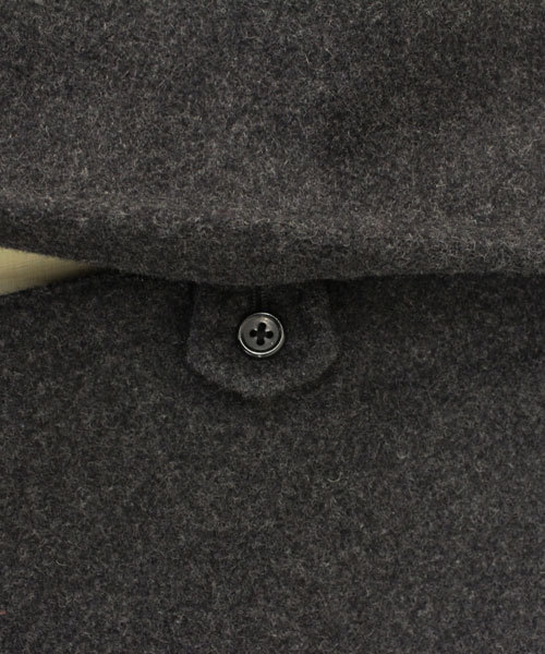 CIAOPANIC（チャオパニック）の「【Ciaopanic】ウールメルトンステンカラーコート（ステンカラーコート・メンズ・チャコールグレー/オリーブ/ネイビー/キャメル・MEDIUM/LARGE）」の11枚目の写真