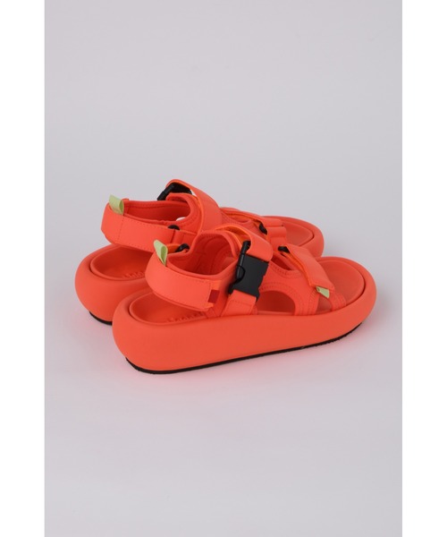 nagonstans(ナゴンスタンス)の「ベルクロ Sandal(サンダル・レディース・ブラック/オレンジ・23cm/24cm/25cm)」の8枚目の写真