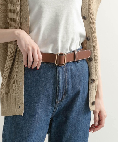 URBAN RESEARCH DOORS(アーバンリサーチドアーズ)の「ステッチベルト(ベルト・レディース・ブラック/ダークブラウン・ONE)」の7枚目の写真