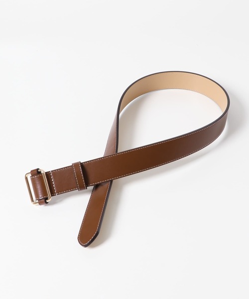 URBAN RESEARCH DOORS(アーバンリサーチドアーズ)の「ステッチベルト(ベルト・レディース・ブラック/ダークブラウン・ONE)」の3枚目の写真