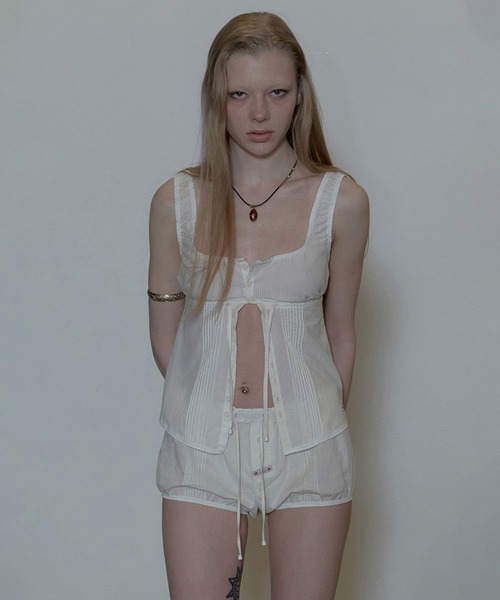SCULPTOR（スカルプター）の「Pintuck Lounge Sleeveless Top