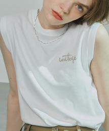 フロッキープリントノースリTEE
