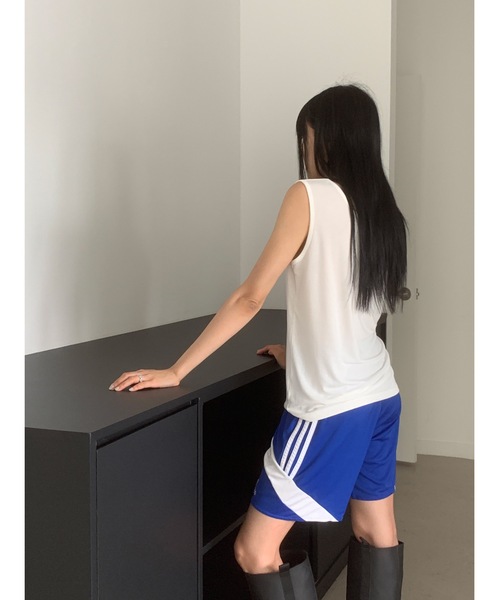 Didot.showroom(ディドット ショールーム)の「ピーチスキンモダールタンクトップ(タンクトップ・レディース・チャコール/グレー/アイボリー/ピンクベージュ・FREE)」の10枚目の写真