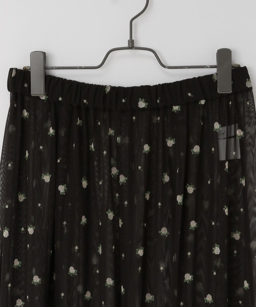 yuw（ユウ）の「フラワーチュールパンツ 131383（その他パンツ・レディース・ブラック/ベージュ・FREE）」の19枚目の写真