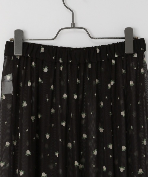 yuw（ユウ）の「フラワーチュールパンツ 131383（その他パンツ・レディース・ブラック/ベージュ・FREE）」の15枚目の写真