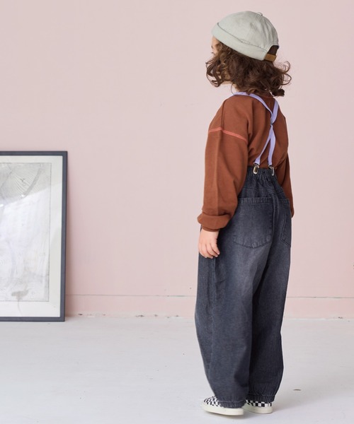 Life Support Products（ライフサポートプロダクツ）の「コクーンデニムパンツ（デニムパンツ・キッズ・ブラック/ネイビー・80/90/95/100/110/120/130/140/150）」の13枚目の写真