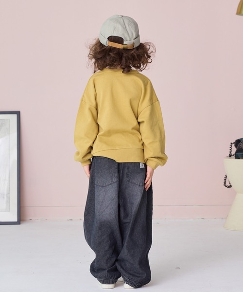 Life Support Products（ライフサポートプロダクツ）の「コクーンデニムパンツ（デニムパンツ・キッズ・ブラック/ネイビー・80/90/95/100/110/120/130/140/150）」の11枚目の写真