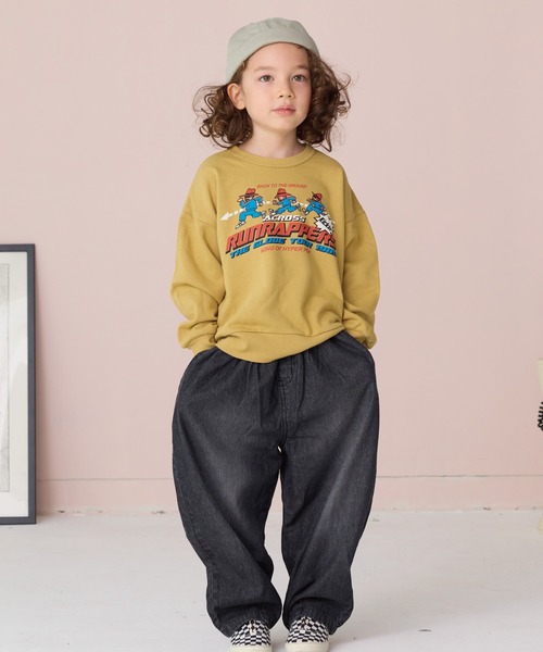 Life Support Products（ライフサポートプロダクツ）の「コクーンデニムパンツ（デニムパンツ・キッズ・ブラック/ネイビー・80/90/95/100/110/120/130/140/150）」の7枚目の写真