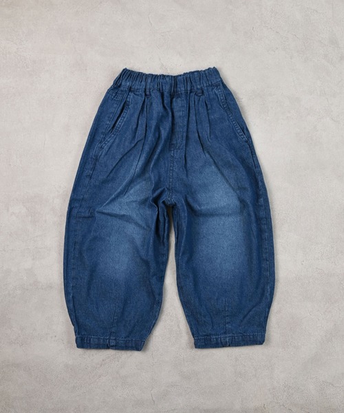 Life Support Products（ライフサポートプロダクツ）の「コクーンデニムパンツ（デニムパンツ・キッズ・ブラック/ネイビー・80/90/95/100/110/120/130/140/150）」の20枚目の写真