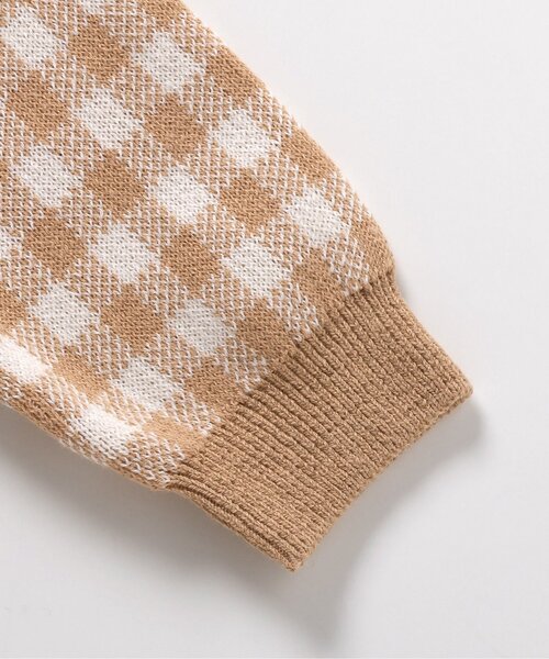 apres les cours（アプレレクール）の「ポケット付きニットカーディガン（カーディガン/ボレロ・キッズ・ベージュ/アイボリー・80/70）」の5枚目の写真