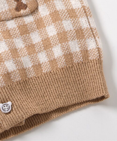 apres les cours（アプレレクール）の「ポケット付きニットカーディガン（カーディガン/ボレロ・キッズ・ベージュ/アイボリー・80/70）」の6枚目の写真