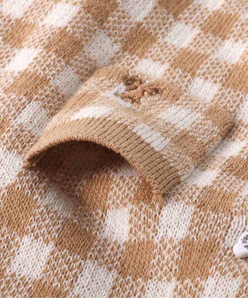 apres les cours（アプレレクール）の「ポケット付きニットカーディガン（カーディガン/ボレロ・キッズ・ベージュ/アイボリー・80/70）」の15枚目の写真