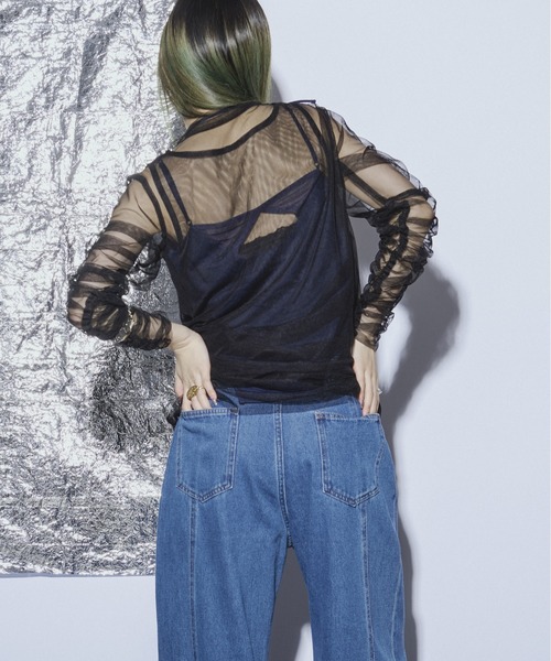 セール】Drawstring セットシアートップス（Tシャツ/カットソー