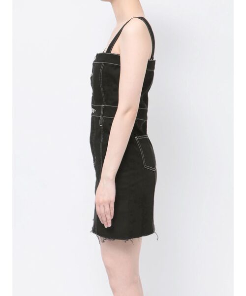 EVRIS（エヴリス）の「デニムジャンスカ（ジャンパースカート・レディース・インディゴブルー/ブラック・SMALL/MEDIUM）」の20枚目の写真