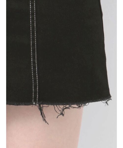 EVRIS（エヴリス）の「デニムジャンスカ（ジャンパースカート・レディース・インディゴブルー/ブラック・SMALL/MEDIUM）」の16枚目の写真