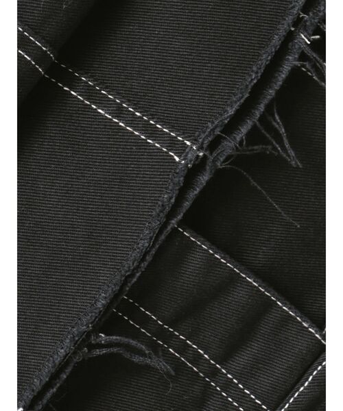 EVRIS（エヴリス）の「デニムジャンスカ（ジャンパースカート・レディース・インディゴブルー/ブラック・SMALL/MEDIUM）」の15枚目の写真