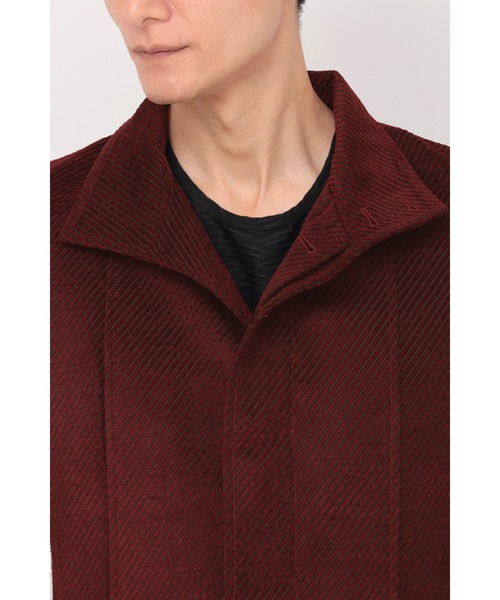 TORNADO MART（トルネードマート）の「ZERO by TORNADO MART∴バイヤスモールスタンドコート（ダウンジャケット/コート・メンズ・ブルー/ワイン/ブラック/ホワイト・LL/L/M/XXL）」の9枚目の写真