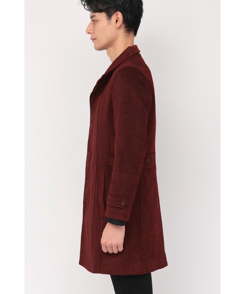 TORNADO MART（トルネードマート）の「ZERO by TORNADO MART∴バイヤスモールスタンドコート（ダウンジャケット/コート・メンズ・ブルー/ワイン/ブラック/ホワイト・LL/L/M/XXL）」の6枚目の写真