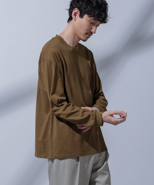 Anti Soaked(R) 汗染み防止 ビッグTシャツ 長袖（Tシャツ/カットソー）｜nano･universe（ナノユニバース）